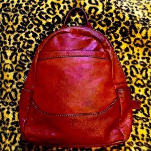 Frye Brown Leather Backpack